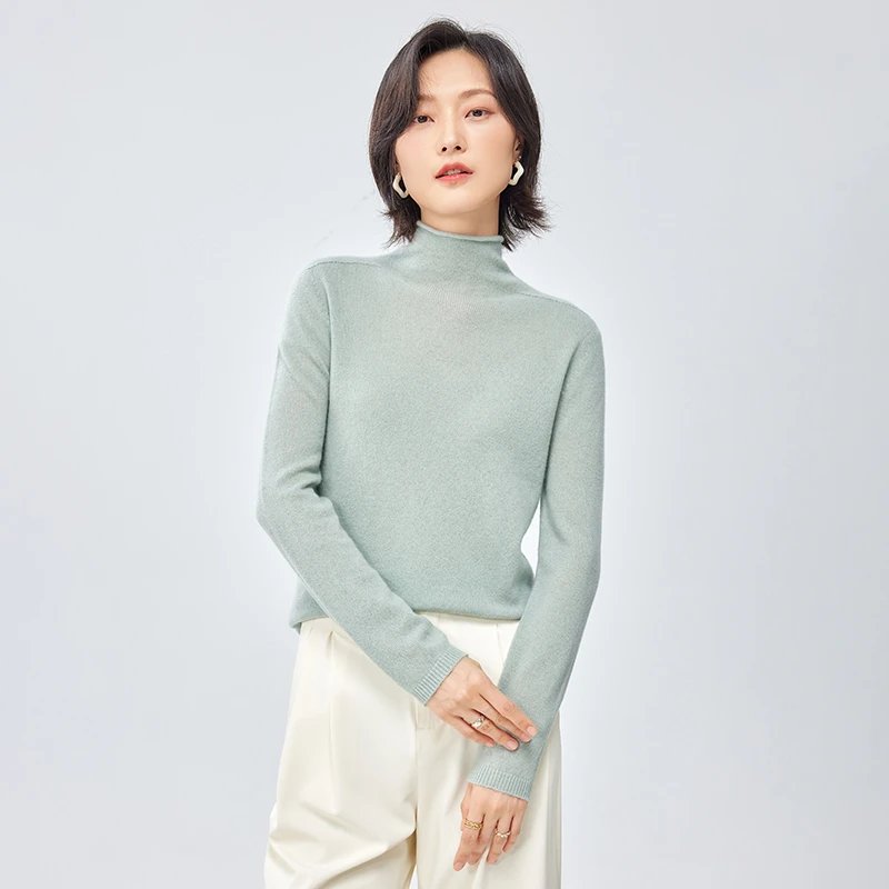 侖敦豪仕 女士无缝羊毛针织衫 | 202205