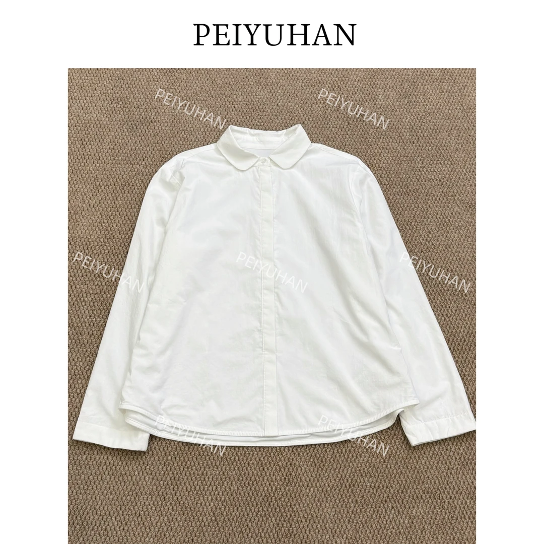 PEIERNA佩佩WA 【佩佩定制款加绒圆领衬衣】衬衫 H8837 6126107