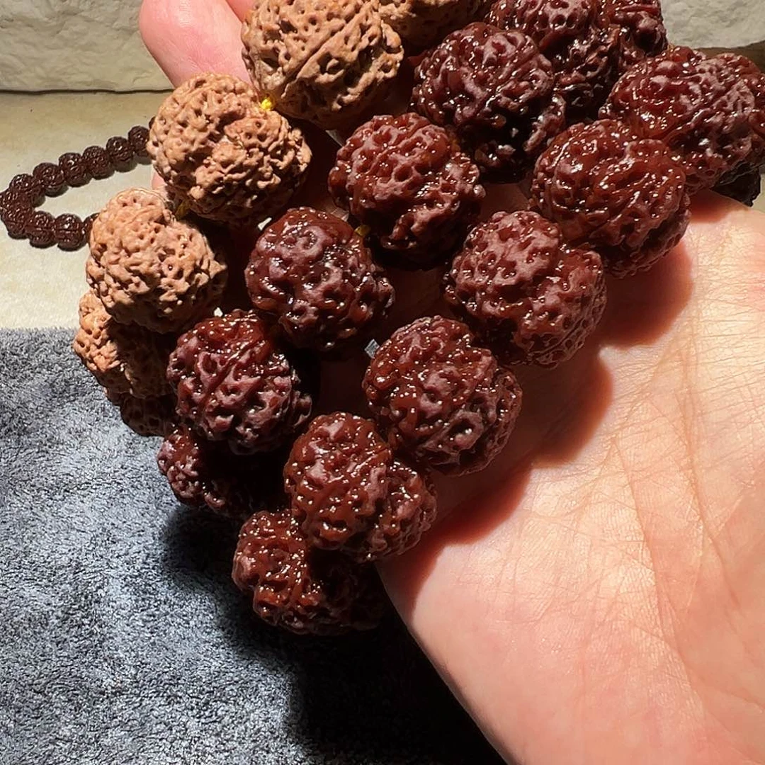 金刚菩提手串22尺寸左右古龙梅花福利