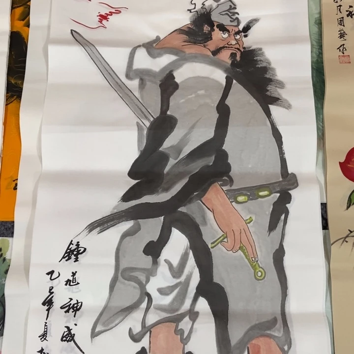 枕书斋画廊的直播间
