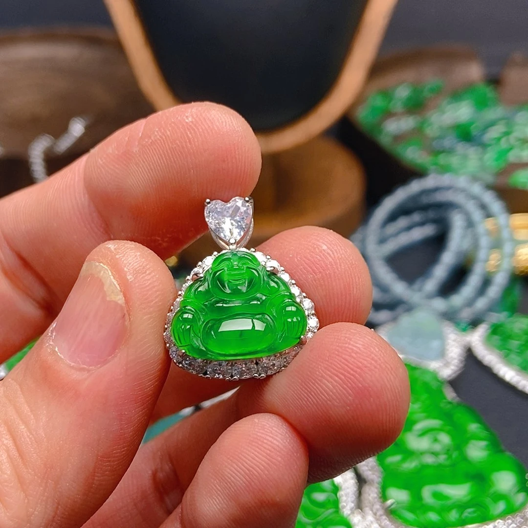 翡翠吊坠(不含链)未镶嵌454吊坠