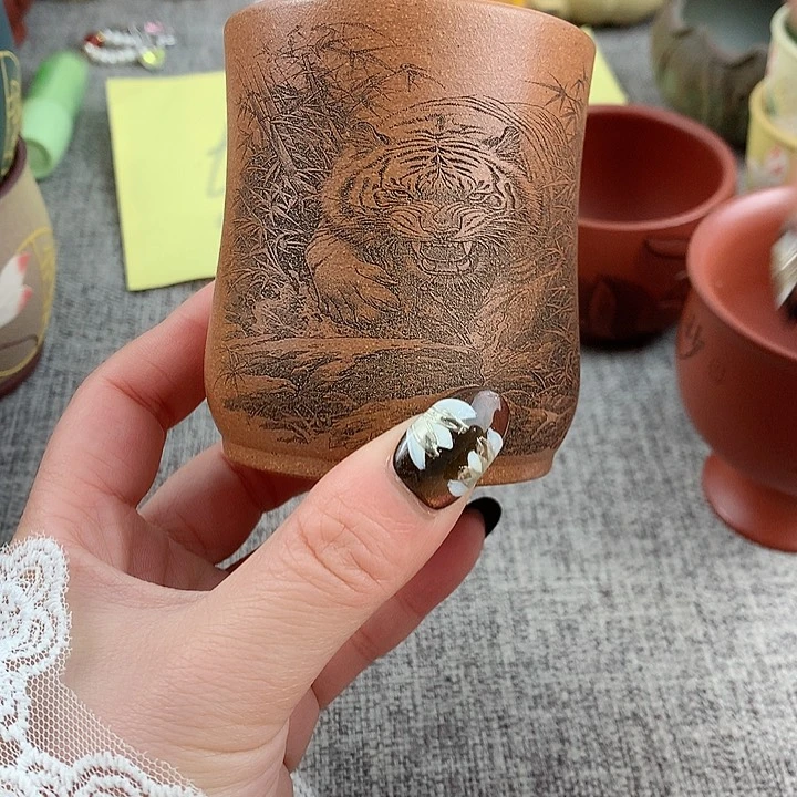 紫砂茶杯高端主人杯