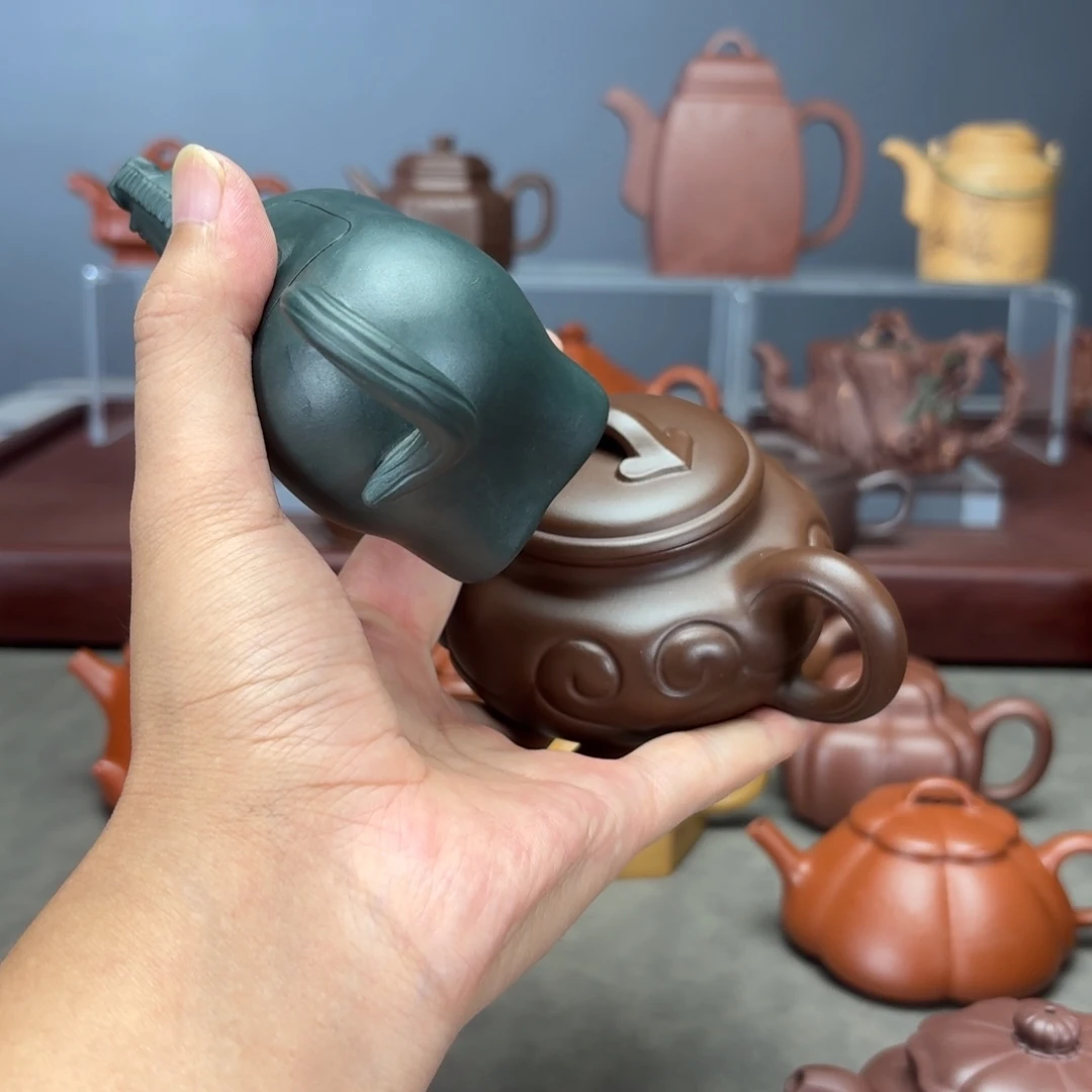 6***！茶壶紫砂两把一起仿古 绿码