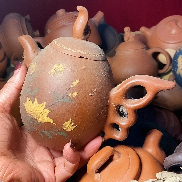 全手工制作宜兴紫砂茶壶