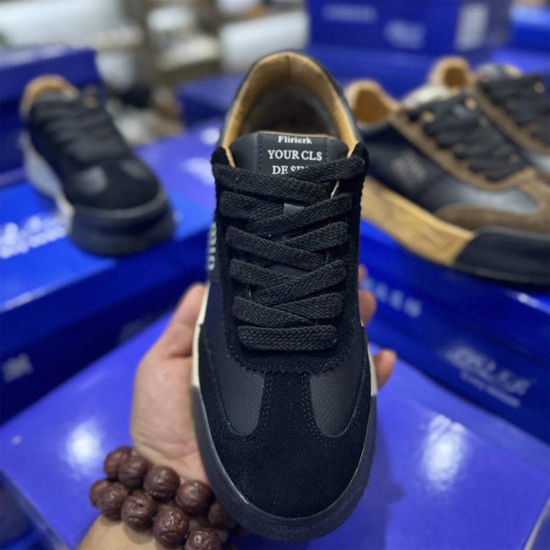 男鞋2025新款冬季加绒加厚阿甘鞋男冬厚底时尚百搭休闲鞋真皮潮鞋