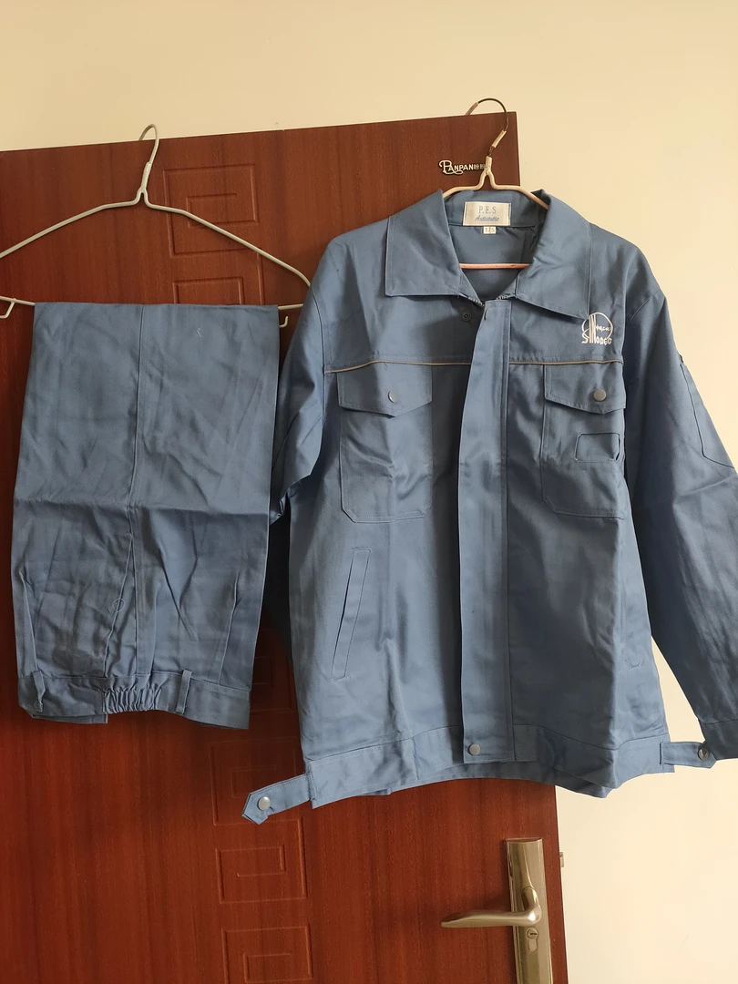 油田防静电春秋装工作工作服服装衣服蓝色