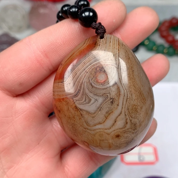 玛瑙/玉髓颈饰未镶嵌红***家