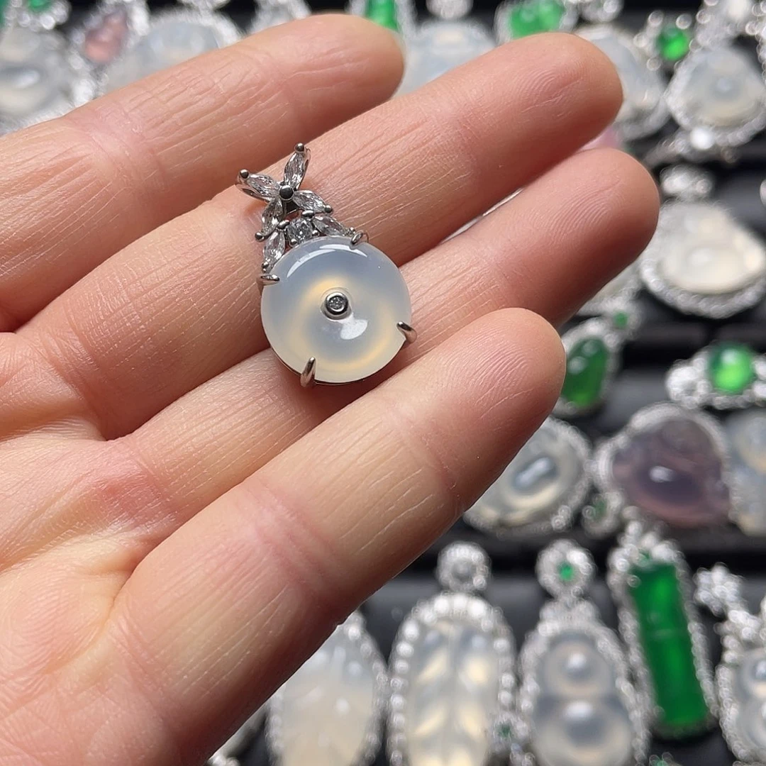 玛瑙/玉髓合金挂件