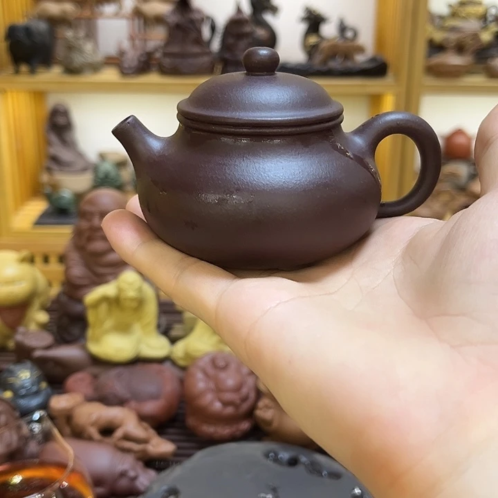 ****～紫砂茶宠紫砂紫泥容天壶