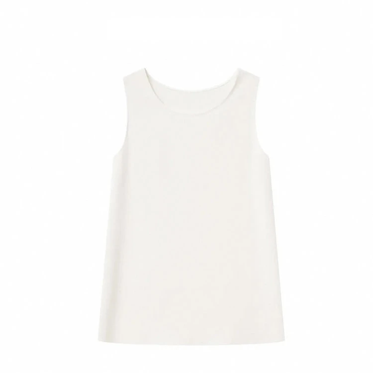 00070【the订单】雾面三醋酸立裁极简背心0318