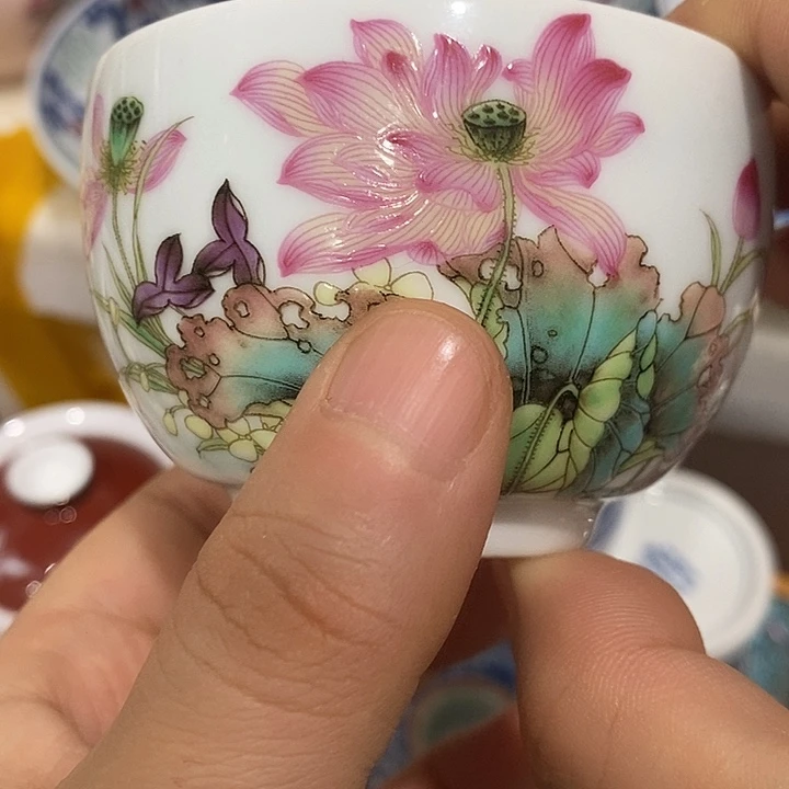 陶摆件景德镇陶瓷主人杯233