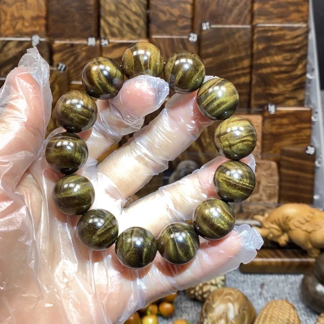 金丝楠小叶桢楠闪电手串1.8