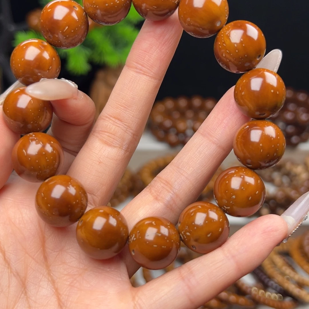 应***啦手串紫金鼠卡16.2半实心光珠
