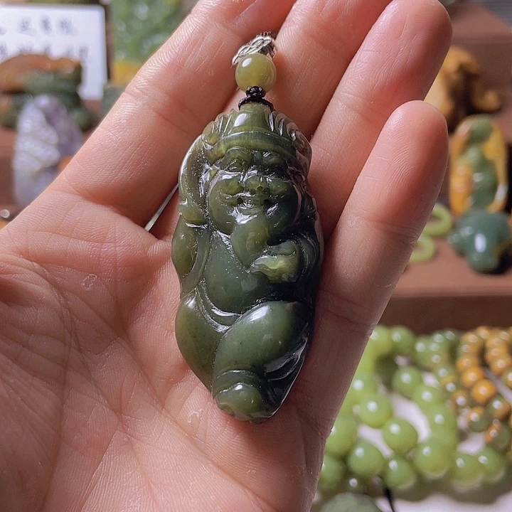 和田玉挂件未镶嵌海*