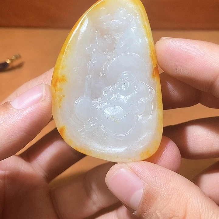 和田玉未镶嵌颈饰HX