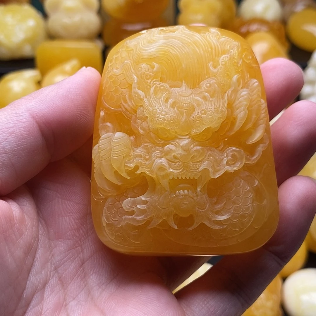 琥珀颈饰未镶嵌琥珀蜜蜡吊坠