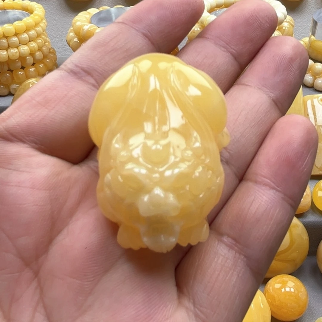 琥珀颈饰未镶嵌吊坠