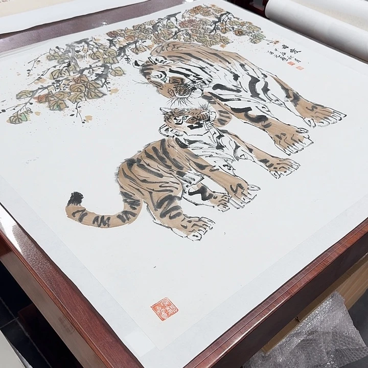 书法绘画作品多次参加全国美展