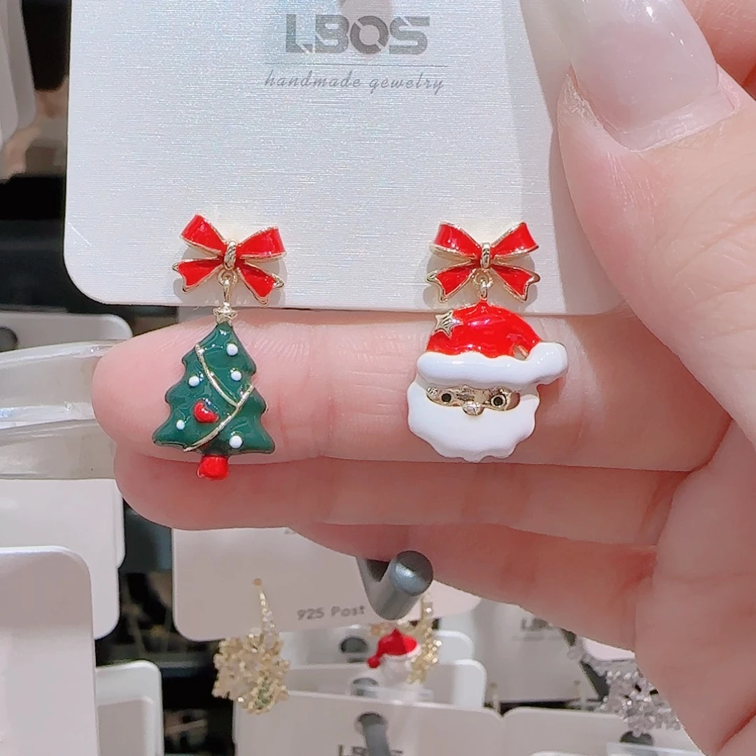 锆石铜合金925银耳环