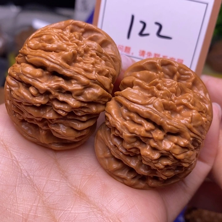 文玩核桃把件45四座楼122