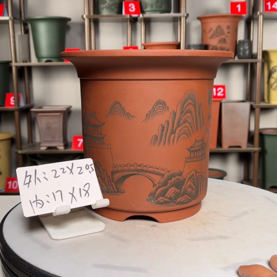 花盆紫砂紫砂花盆