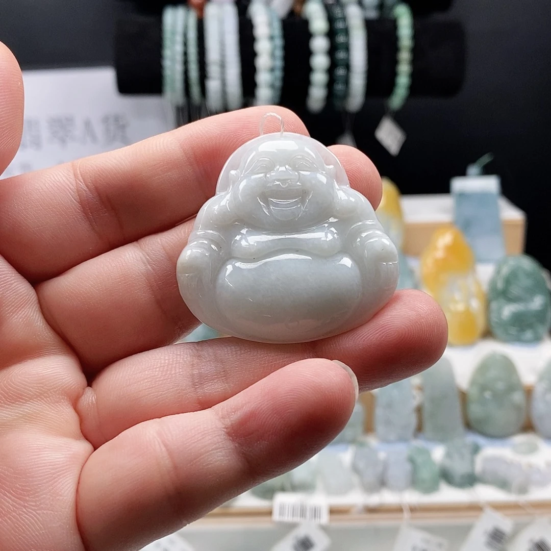 翡翠未镶嵌吊坠(不含链)41佛公