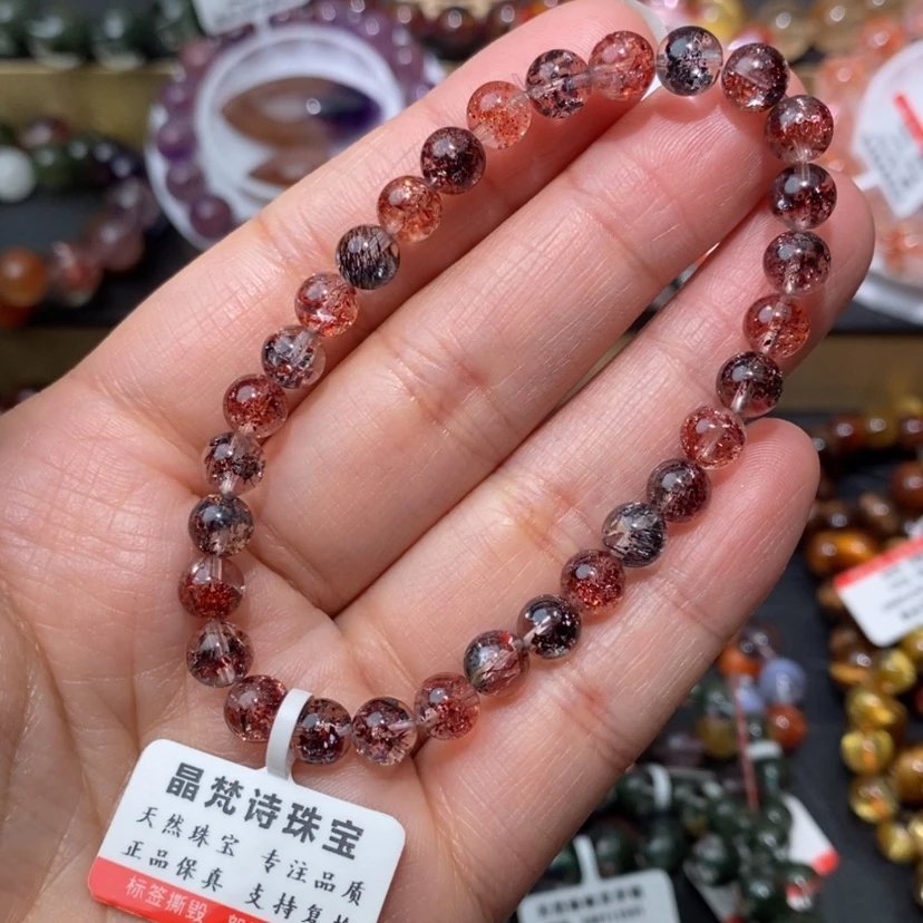 【闪购商品】水晶手链未镶嵌毒液金草莓手链