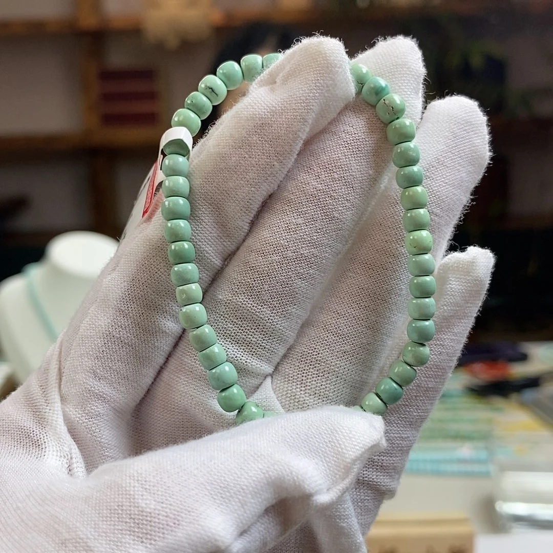 绿松石A20老型单圈卡4.5未镶嵌