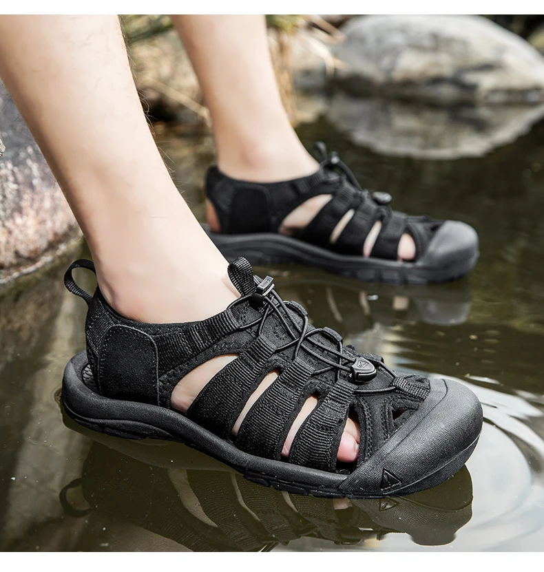 户外登山鞋沙滩鞋男女同款夏季防滑耐磨朔溪鞋透气休闲凉鞋
