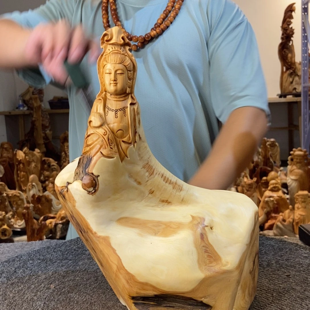柏木（崖柏）太行崖柏根雕摆件