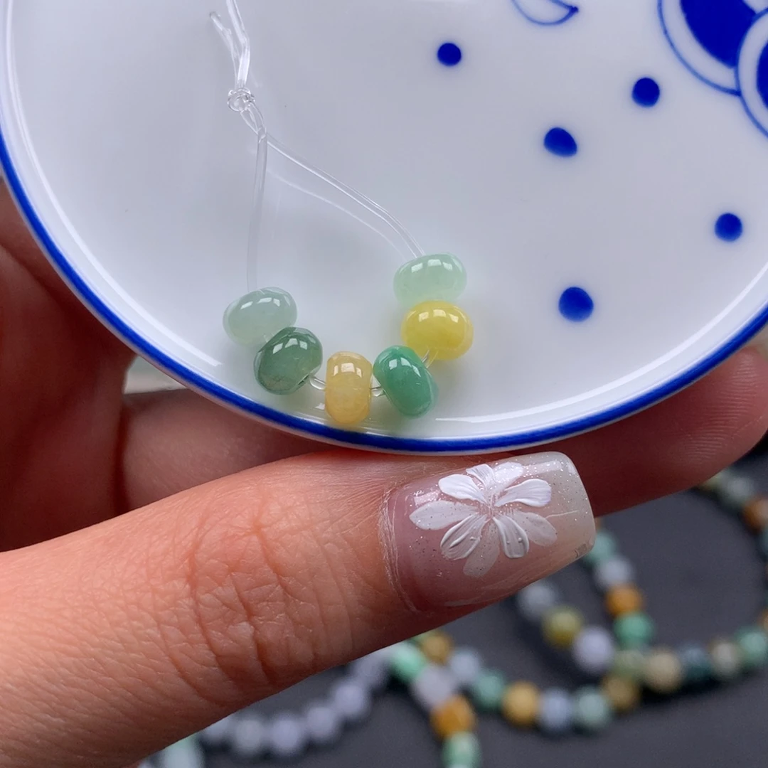 翡翠散珠天然翡翠D909