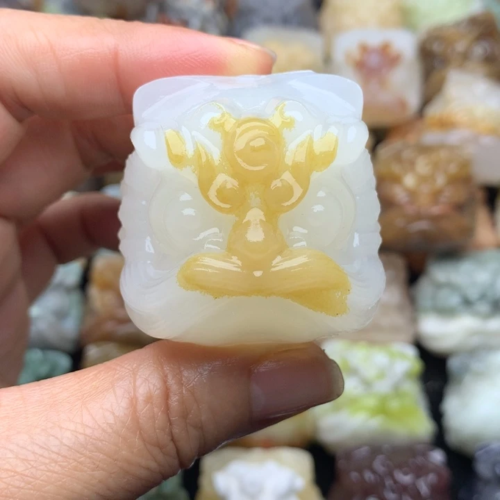 玛瑙/玉髓合金挂件