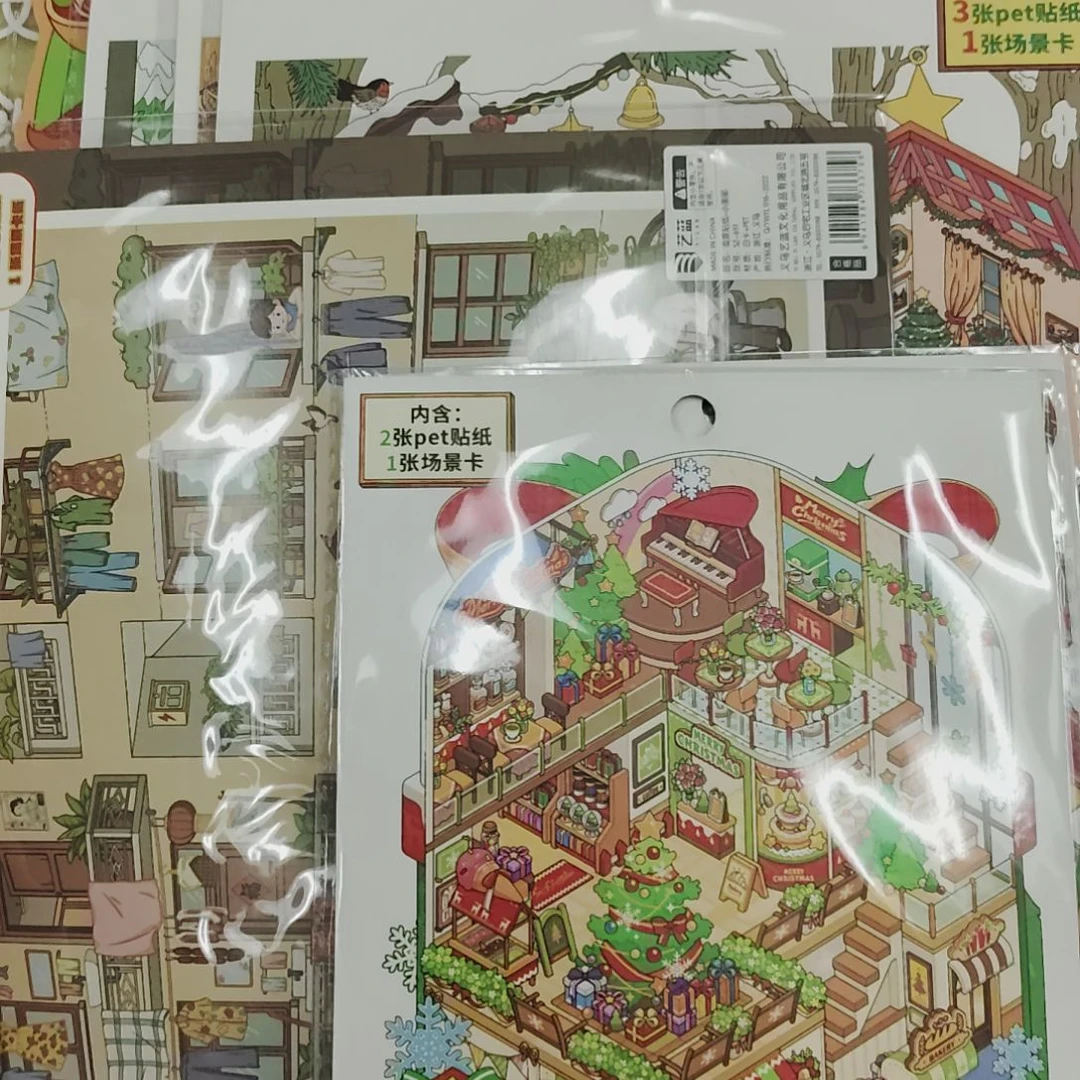 造景贴纸现场选购