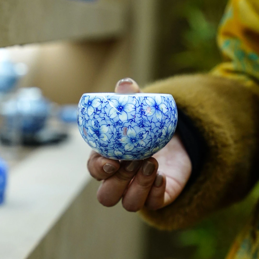 画堂春  杯12  创意饮茶品茗茶具中式茶道喝茶银