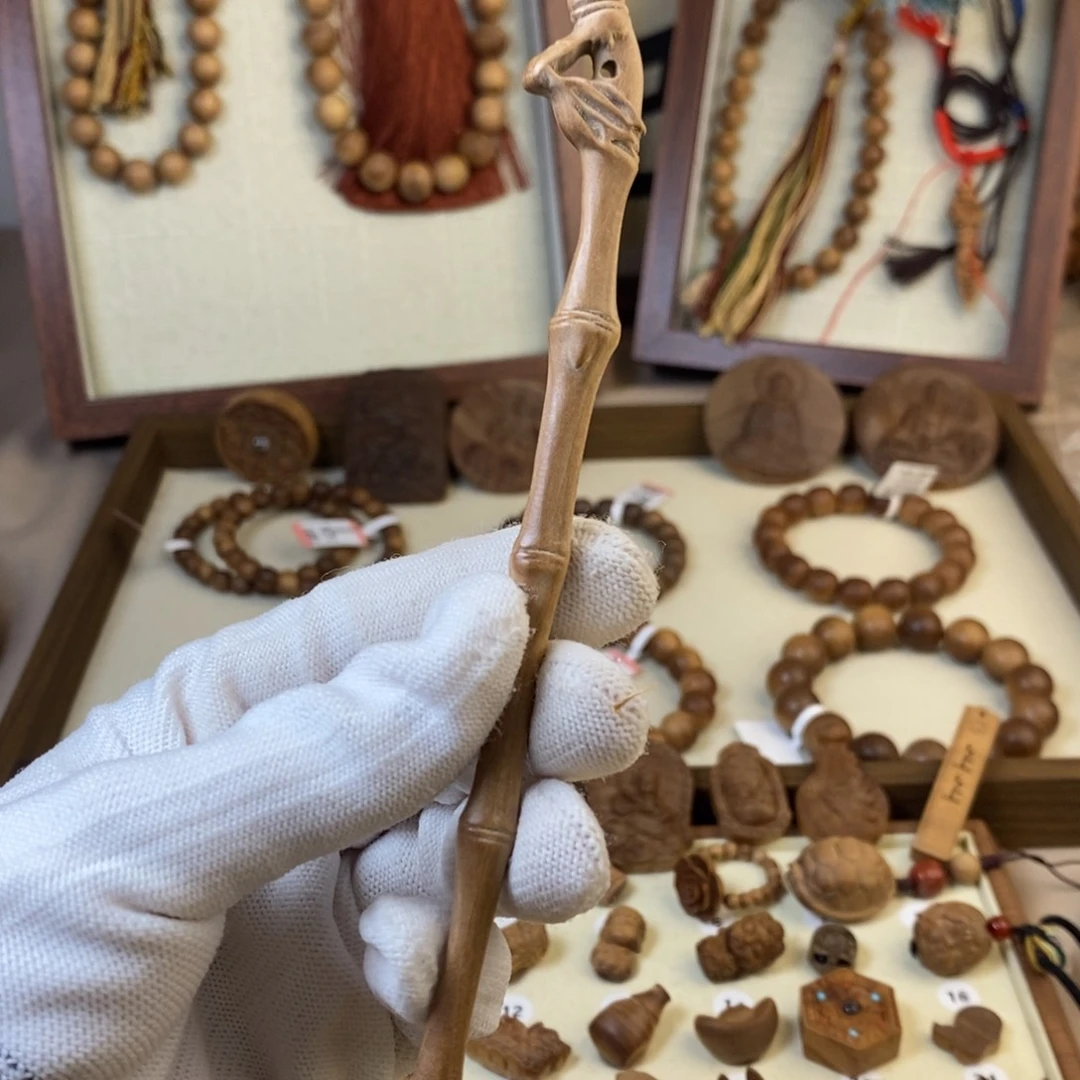 檀香木其他印度迈索尔老山檀发簪