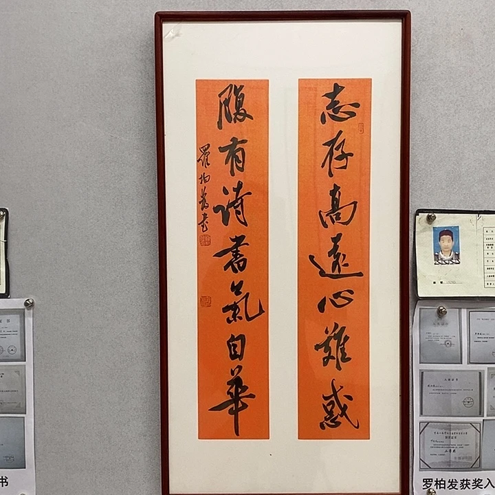 书法罗柏发书法志存