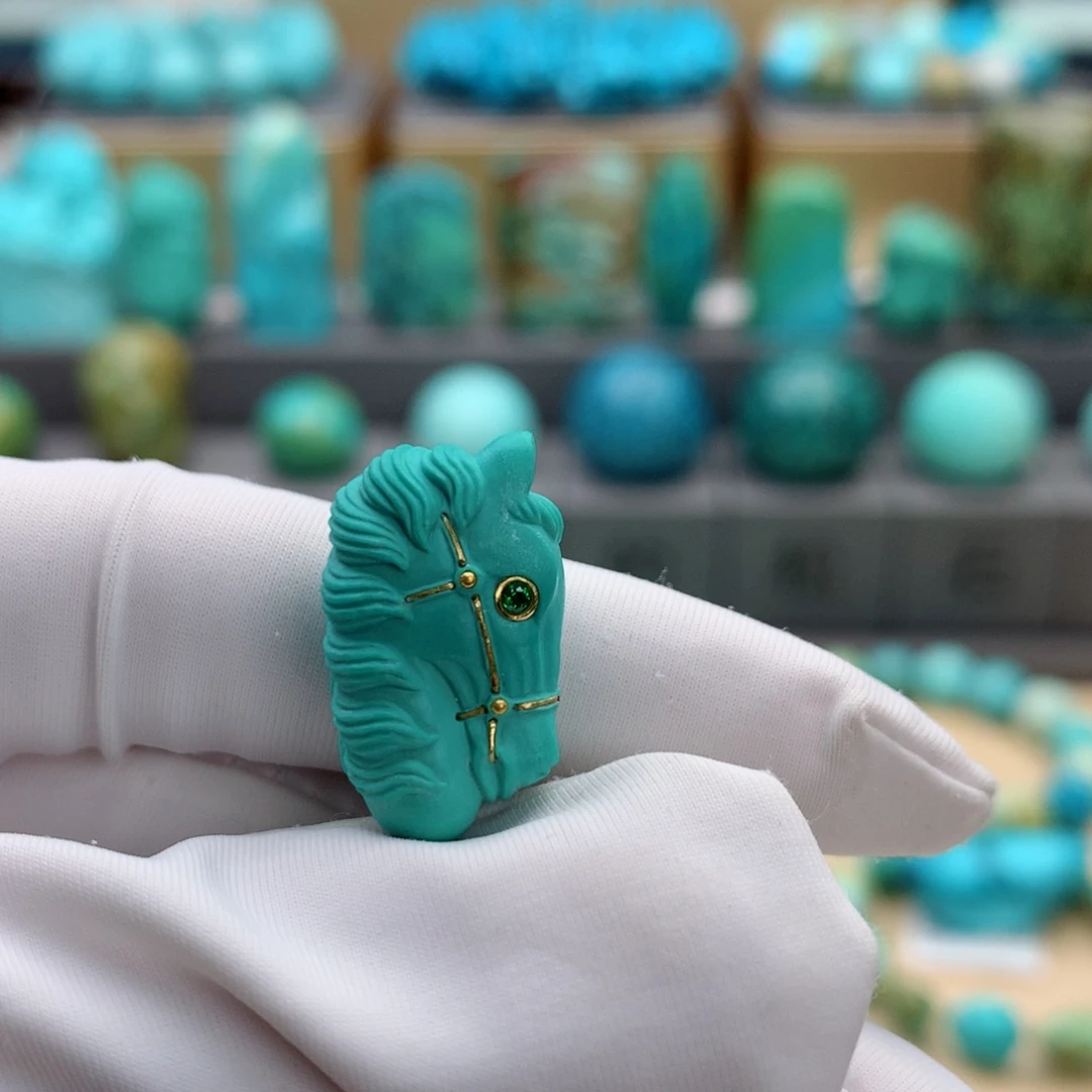 未镶嵌绿松石挂件