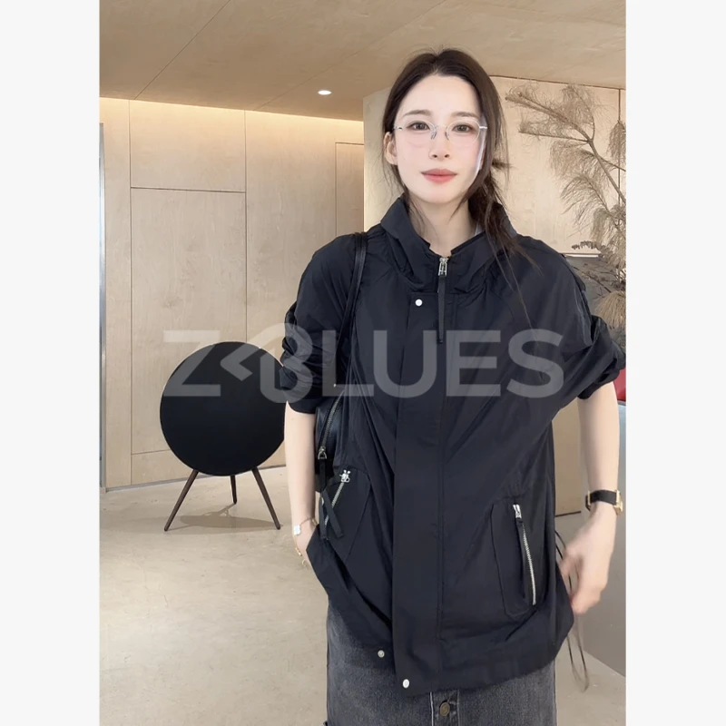 Z.blues【都市外套】轻都户外工装拉链薄外套YZJXY037G