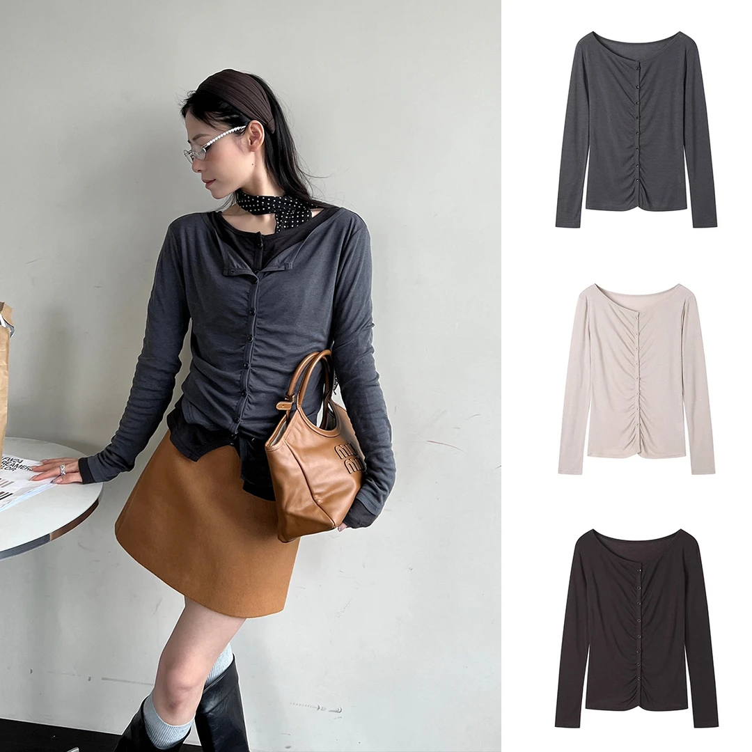 REREK设计师品牌25春夏新品简约针织薄开衫SOLSOL买手店