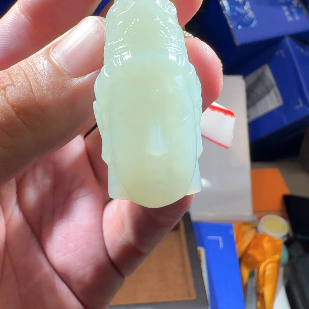 和田玉（糖玉）合金颈饰