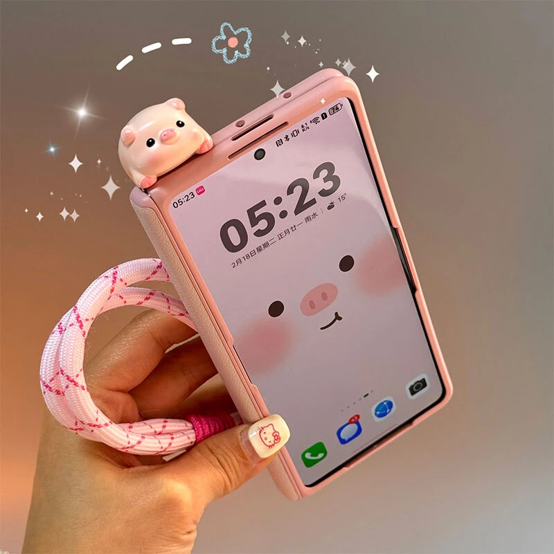 适用于华为matex6手机壳vivoxfold5新款可爱matex5折叠屏保护壳V5