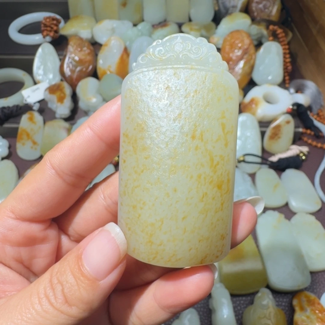 和田玉未镶嵌吊坠(不含链)