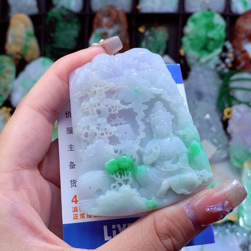 【闪购商品】翡翠颈饰未镶嵌挂件