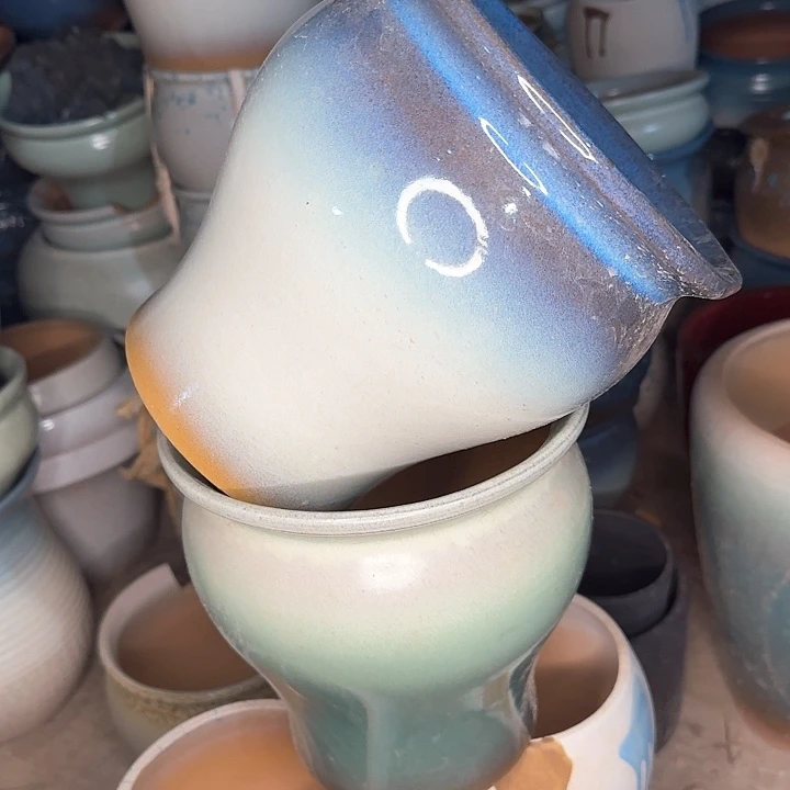 红陶微瑕花盆处理来啦