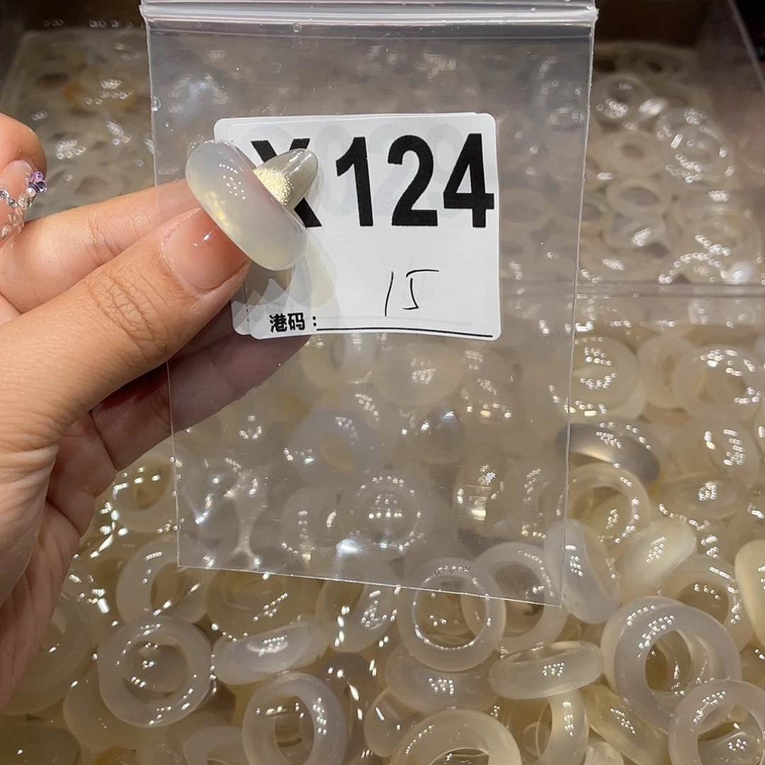 玛瑙/玉髓未镶嵌戒指124