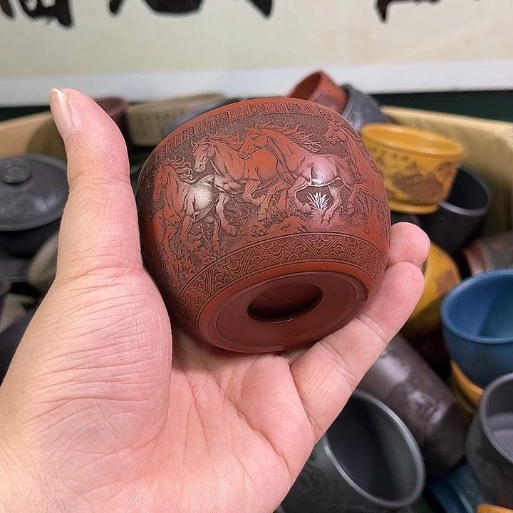 茶杯紫砂全手工紫砂主人杯