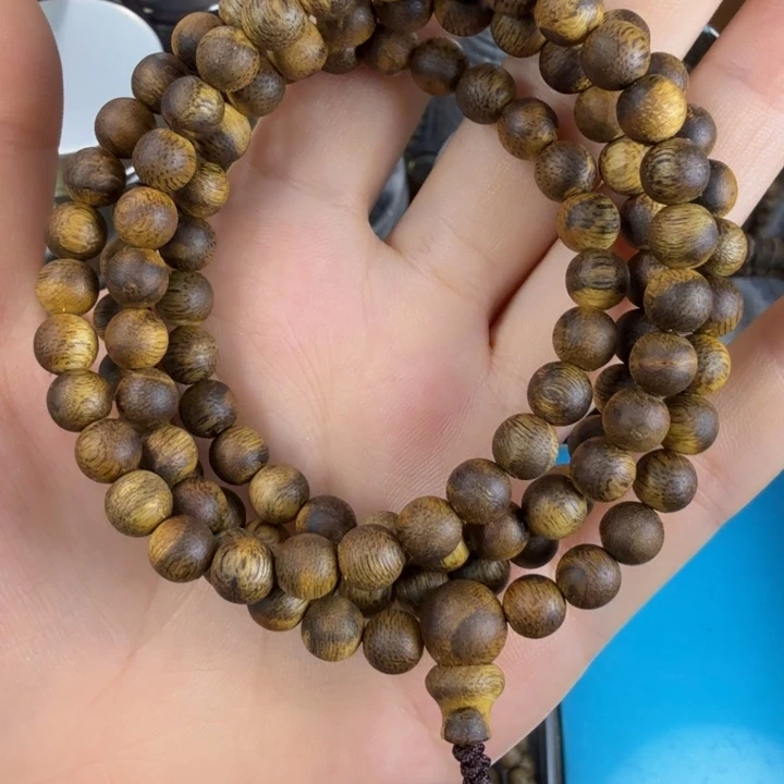 沉香沉香碎屑莺歌绿奇楠06虎斑多圈