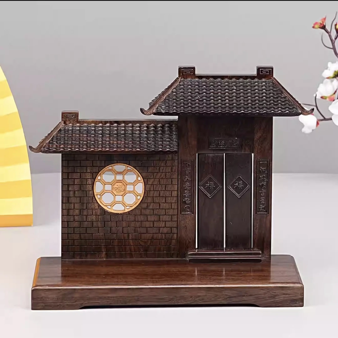 黑檀木门头吊玉架实木质挂玉架首饰架饰品展示架红木玉器装饰架子