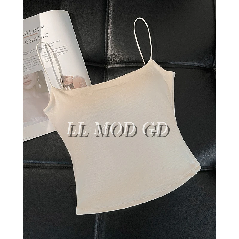 天使密语 显瘦吊带女款秋冬季纯色百搭内搭打底美背YL-255558