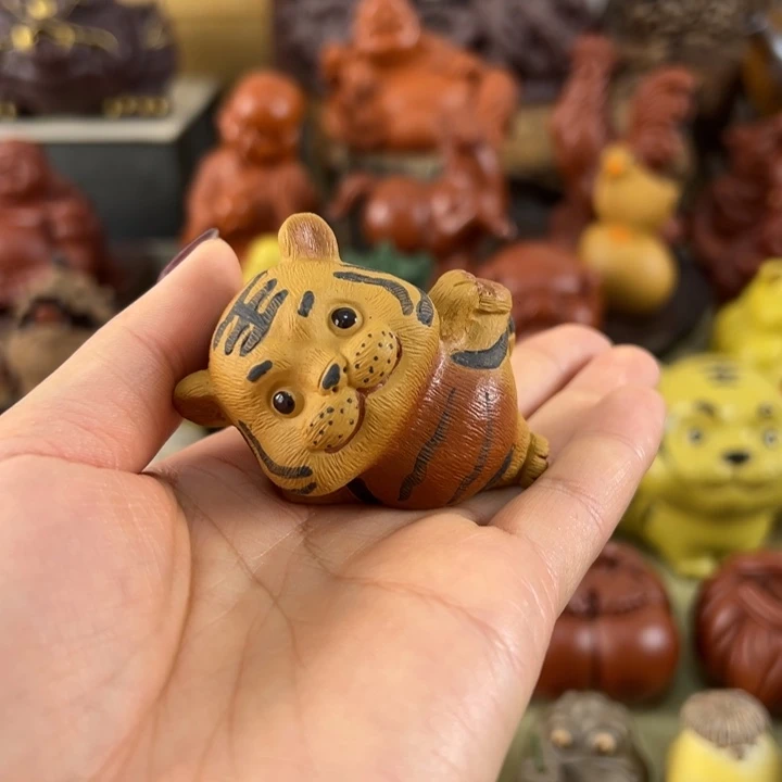 茶宠紫砂紫砂老虎